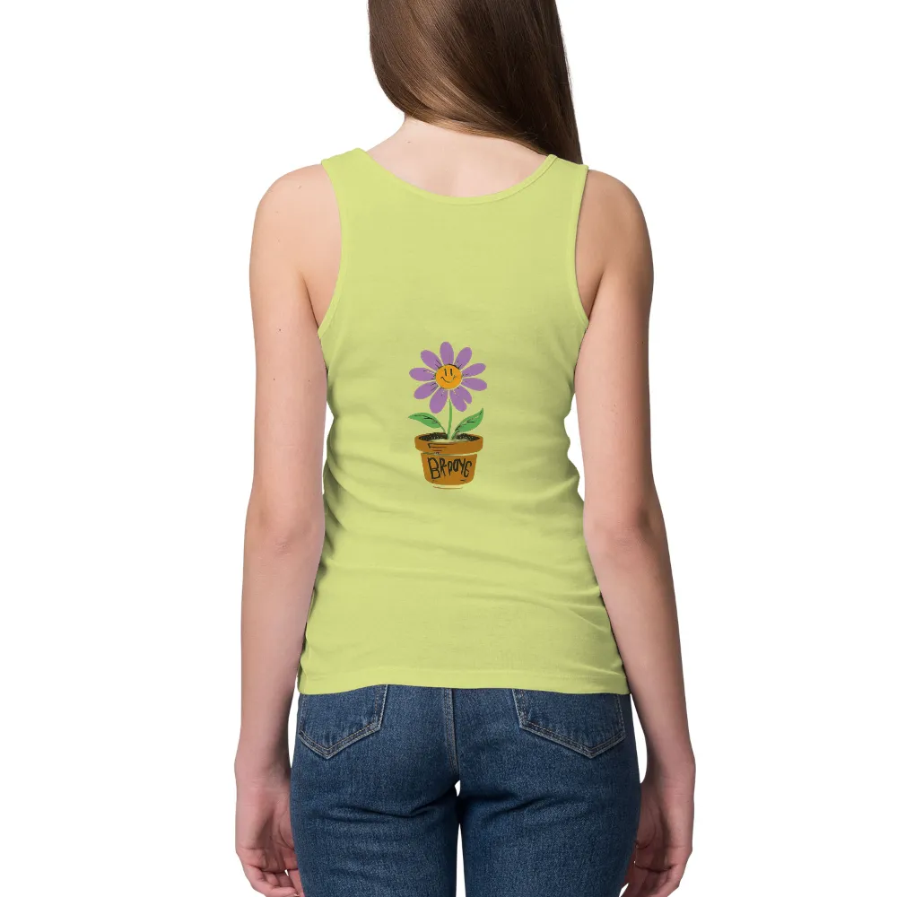 Custom T-Shirt Printing: Spread Happiness with Daisy's Smile|garden song t shirt