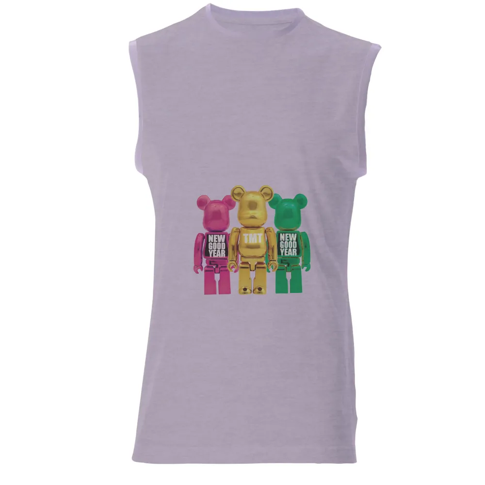 TShirt Printing: Celebrate New Year with Vibrant Bear Figures|2023 new year shirt