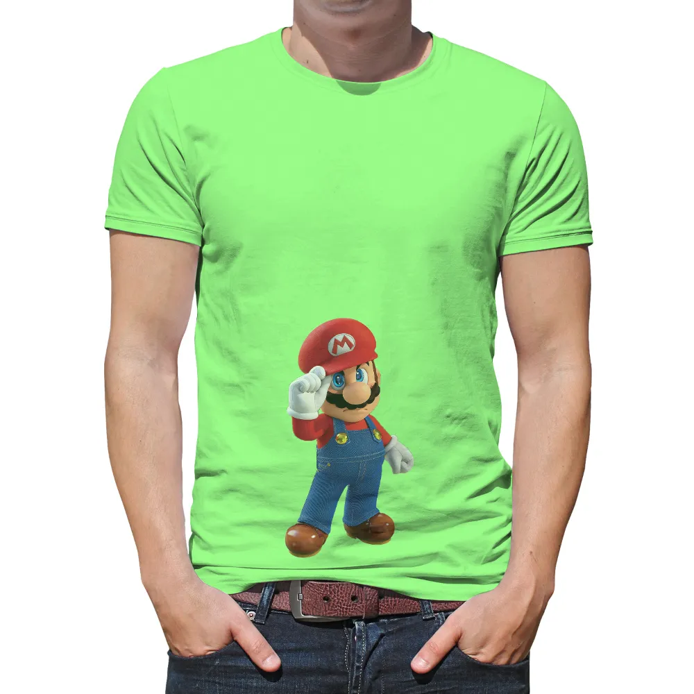 T-Shirts Custom: Celebrate Gaming Adventures with Mario|hero shirt botw