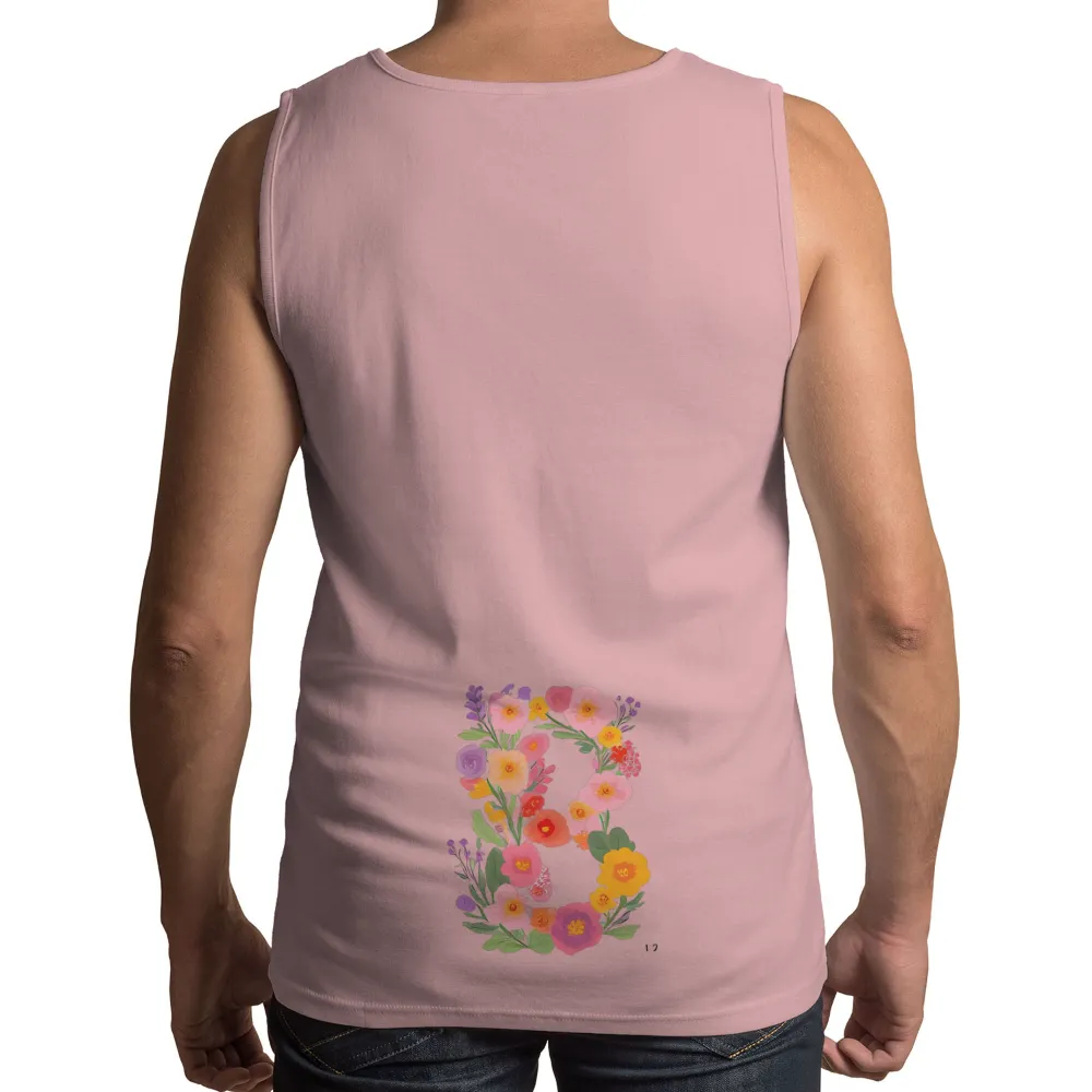 Floral Letter B TShirt Design: A Canvas of Emotions|harmony day t shirts best and less