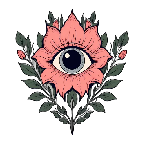 T-Shirts Design: Eye of Wisdom in Nature