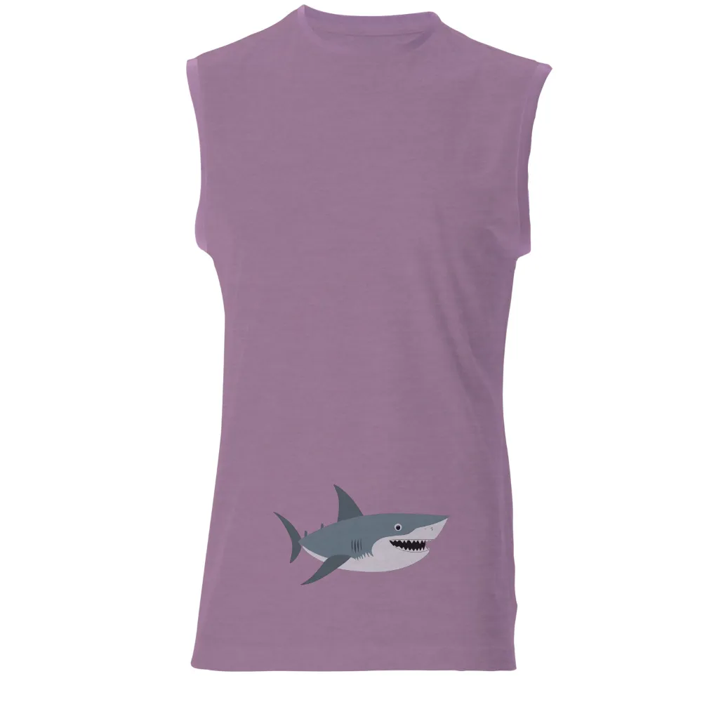 Customized Tee Shirts: Sammy the Friendly Shark - Artistic Ocean Adventure|frank ocean band tee