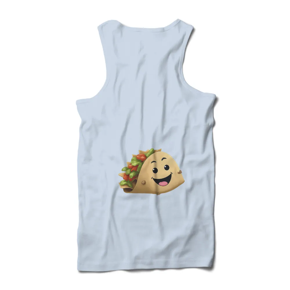 TShirt Design: Cheerful Taco Spreading Joy|valentine taco shirt