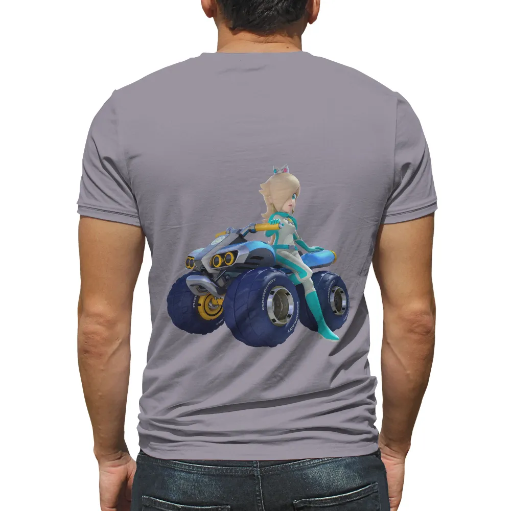 Custom Tee Shirts: Rosalina's Futuristic Racing Adventure|royal chicks t shirt