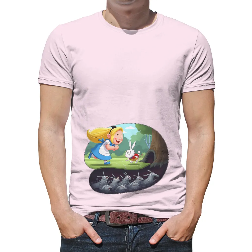 Alice in Wonderland T-Shirt: A Journey into the Macabre | TShirt Printing| whimsical adventure