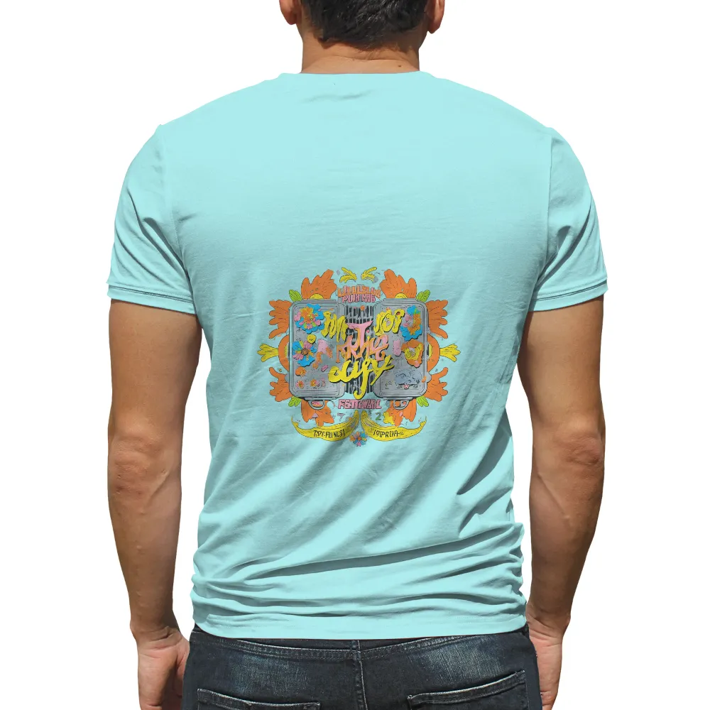 Vibrant 'Enjoy The Day' Festival Designs: Embrace Life with Joy and Color|acnh music fest shirt