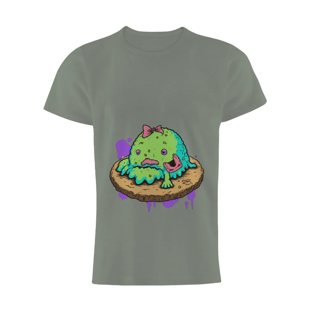 TShirt Design: Whimsical Slimey - A Symbol of Joy and Wonder|pokemon forest shirt