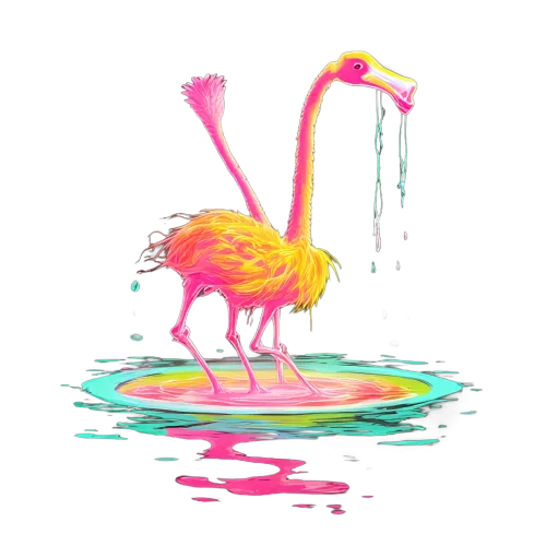 Neon Flamingo Graphic Tees: Embrace the Unconventional