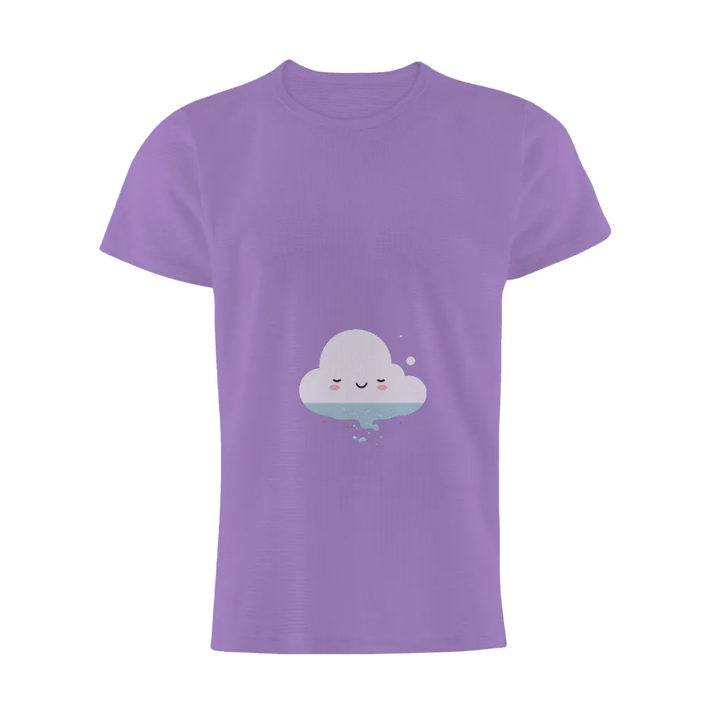 Custom T-Shirt Printing: Misty the Serene Cloud|peace love camping shirt