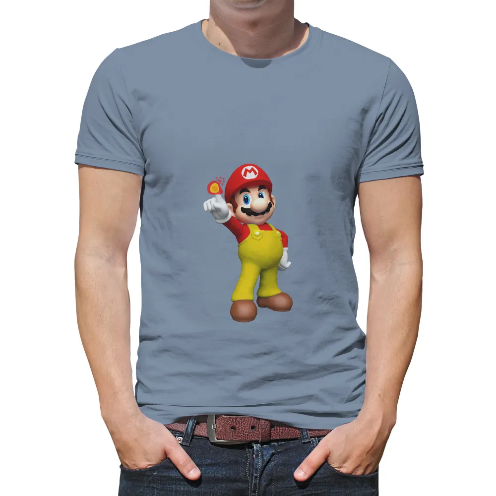 T-Shirt Printing: Mario Adventure - Video Games, Retro, Nostalgia|90s retro tshirts