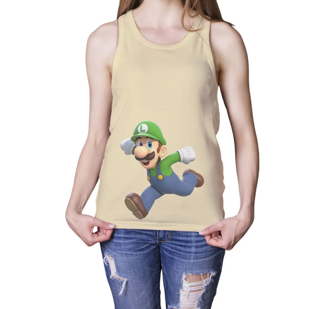 Custom T-Shirt Printing: Luigi's Adventure in the Pixelated World|courage the cowardly dog shirt hot topic