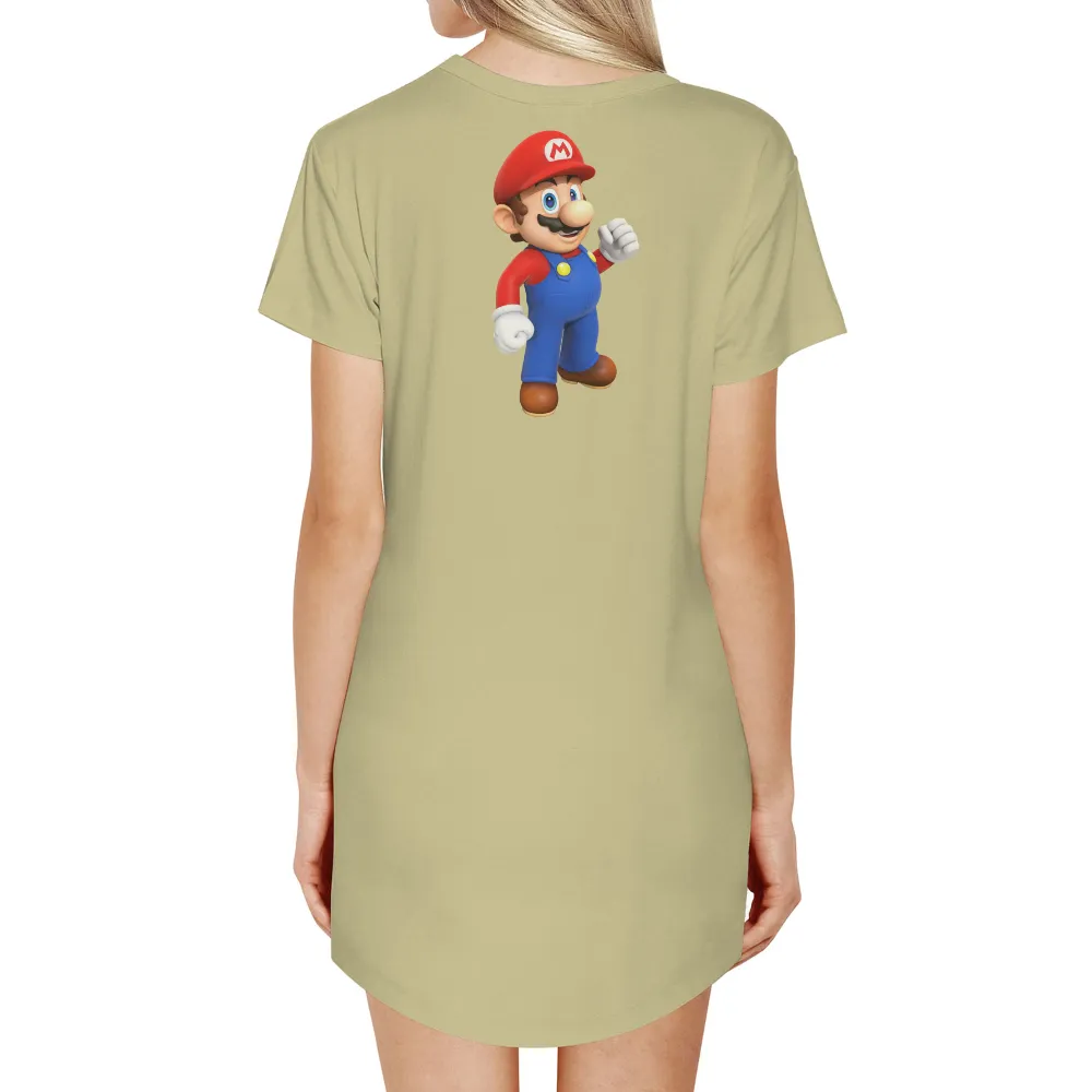 TShirt Design: Mario's Iconic Adventure|adventure time dancing with monsters shirt