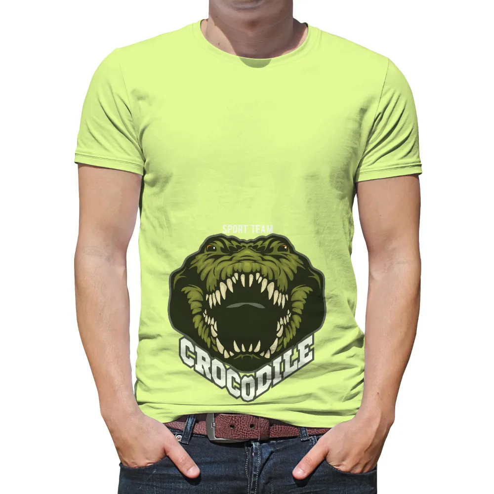 TShirt Design: Fierce Crocodile Sports Team Mascot|team britney shirt kc chiefs