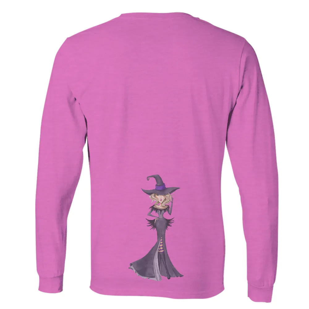 Custom Tee Shirts: Enchanted Witch in Halloween Spirit|eleven battle shirt costume