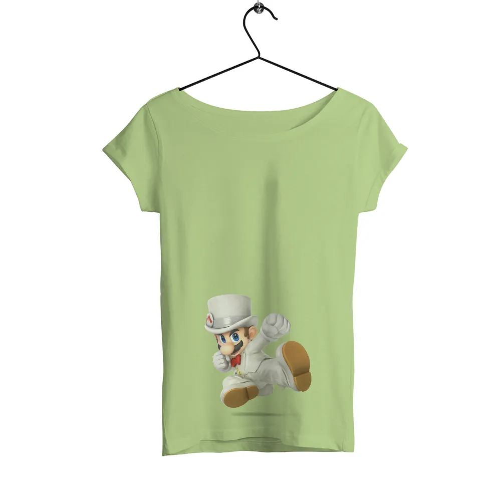 Shirts Graphic Tees: Mario's Wedding Outfit - Elegant and Action-Ready|t shirt roblox elegant