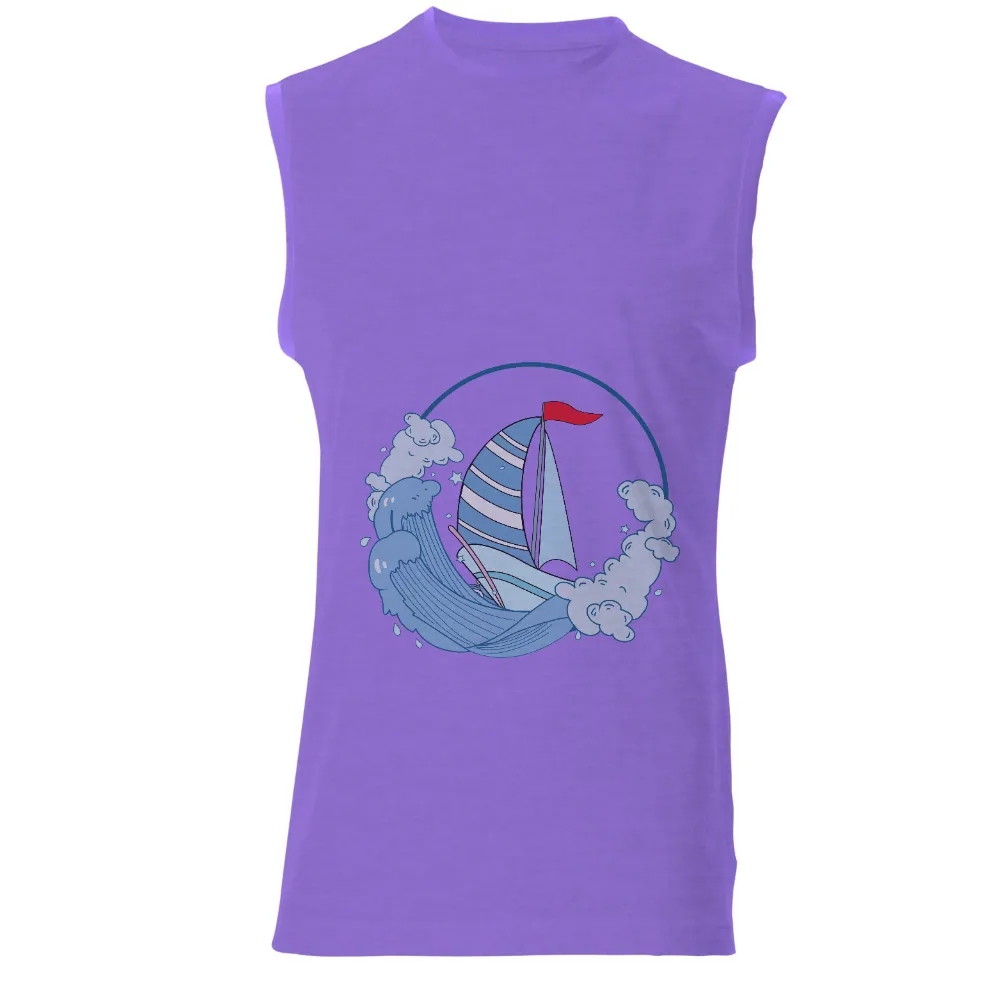 Sail Through the Storm: TShirt Printing for Resilient Souls|stars hollow knit a thon shirt