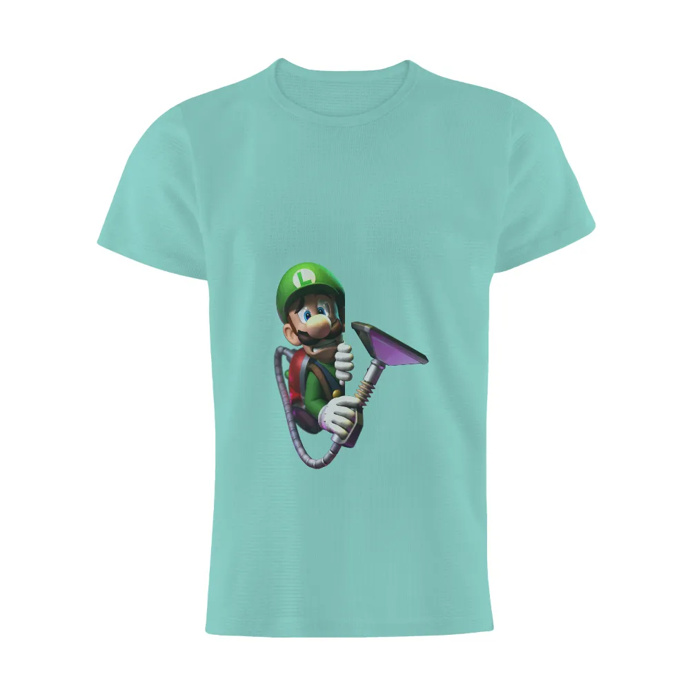 Customized Tee Shirts: Luigi's Ghostly Adventure|chicago bulls retro tee