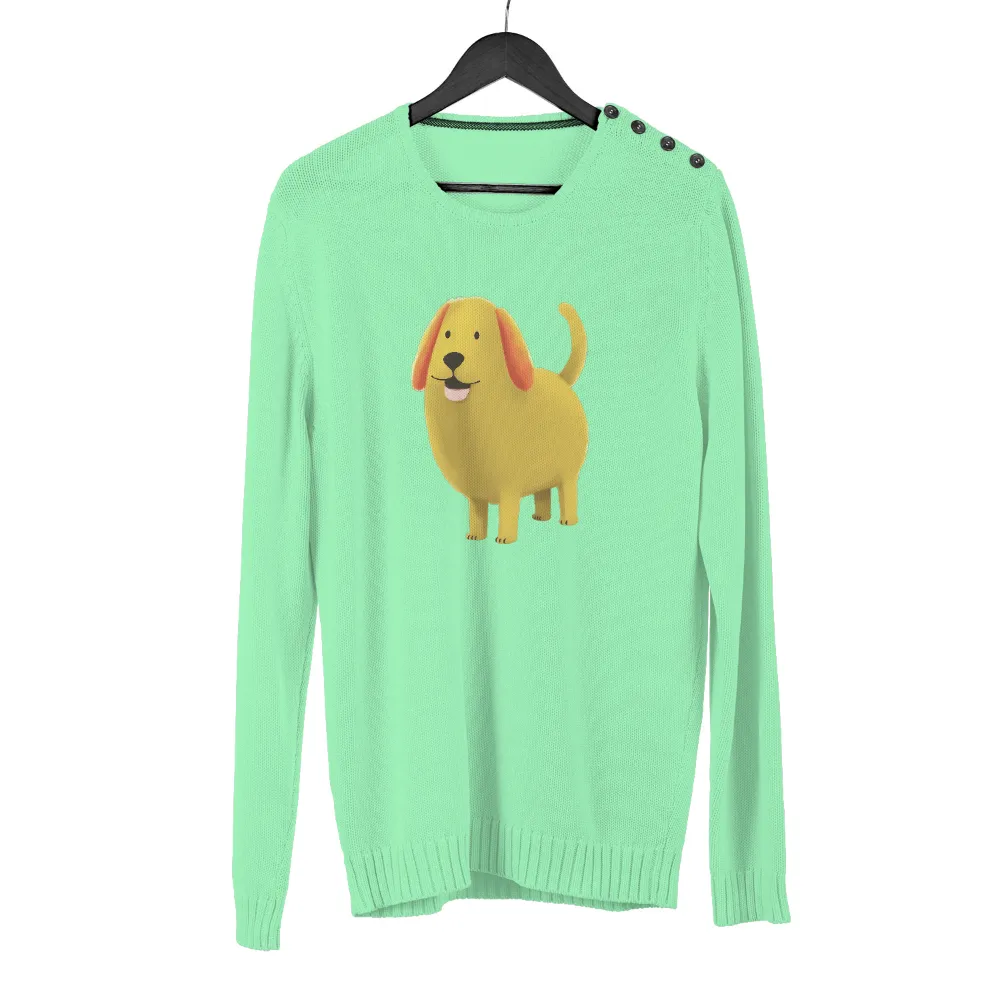 T-Shirts Pattern: Sunny the Dog - Pet Lover's Delight| Loyal pet companion