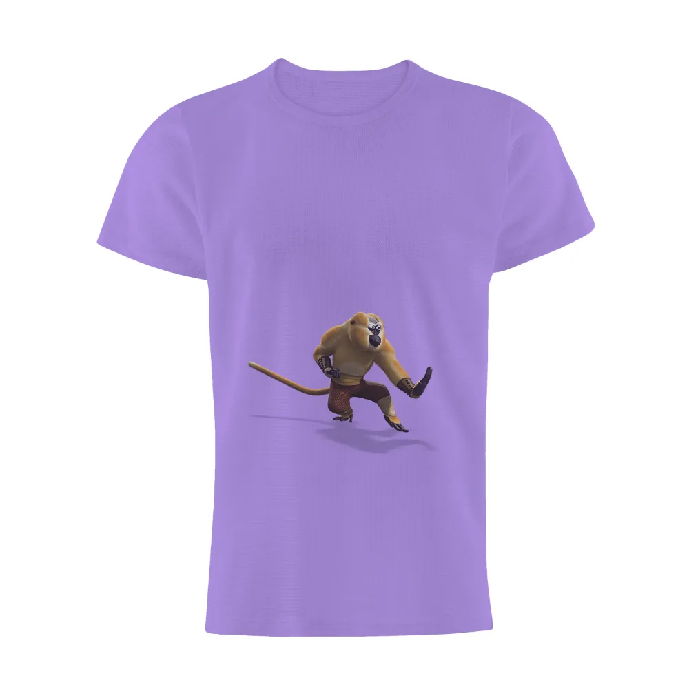 T-Shirts Pattern: Golden Monkey Kung Fu Design|vintage kung fu shirt