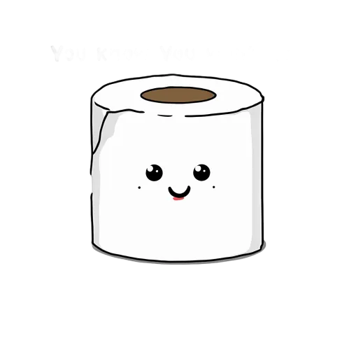 T-Shirts Custom: Rollie the Playful Toilet Paper Roll