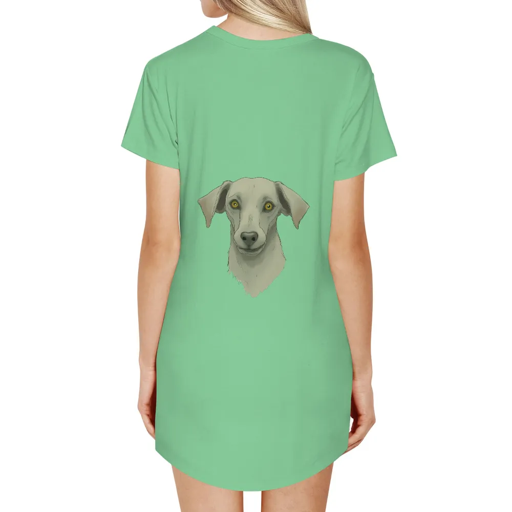 Custom T-Shirt Printing: Expressive Dog Design | Unconditional Love & Loyalty| Heartwarming pet tribute