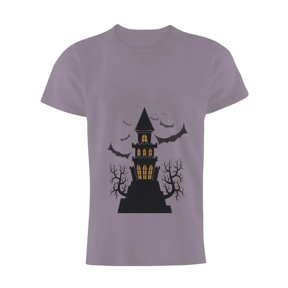 Haunted Castle TShirt Design: Glow in the Dark Mystery|fear the beer brewers shirt