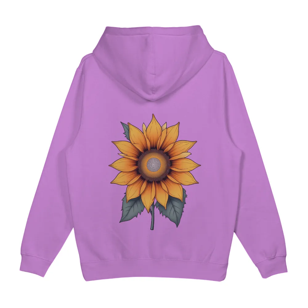 Custom T-Shirt Printing: Sunflower of Hope - Artistic Designs|spring floral tunic