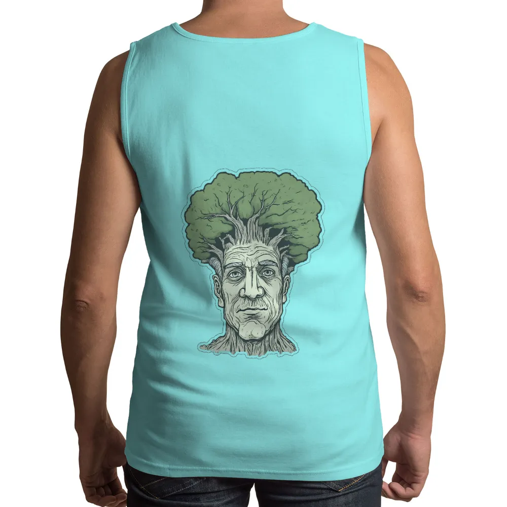 T-Shirts Design: Nature's Wisdom - Man Tree Fusion|bleach dollar tree shirt