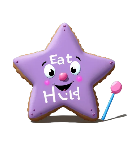 T-Shirts Pattern: Eat Me Star Cookie - Funny & Quotes