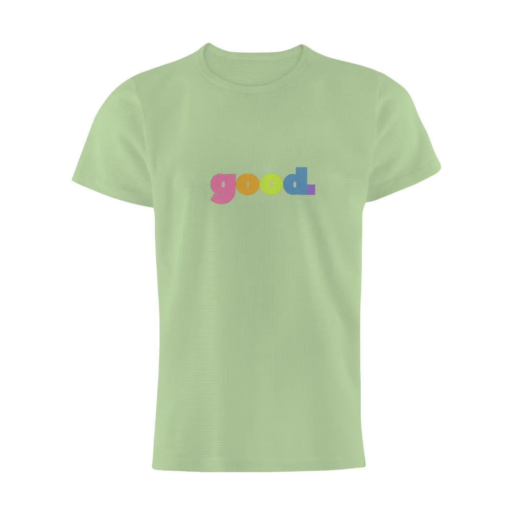 Custom Design Printing: Vibrant Good Vibes with Positive, Uplifting Colors|music art love happiness t shirt