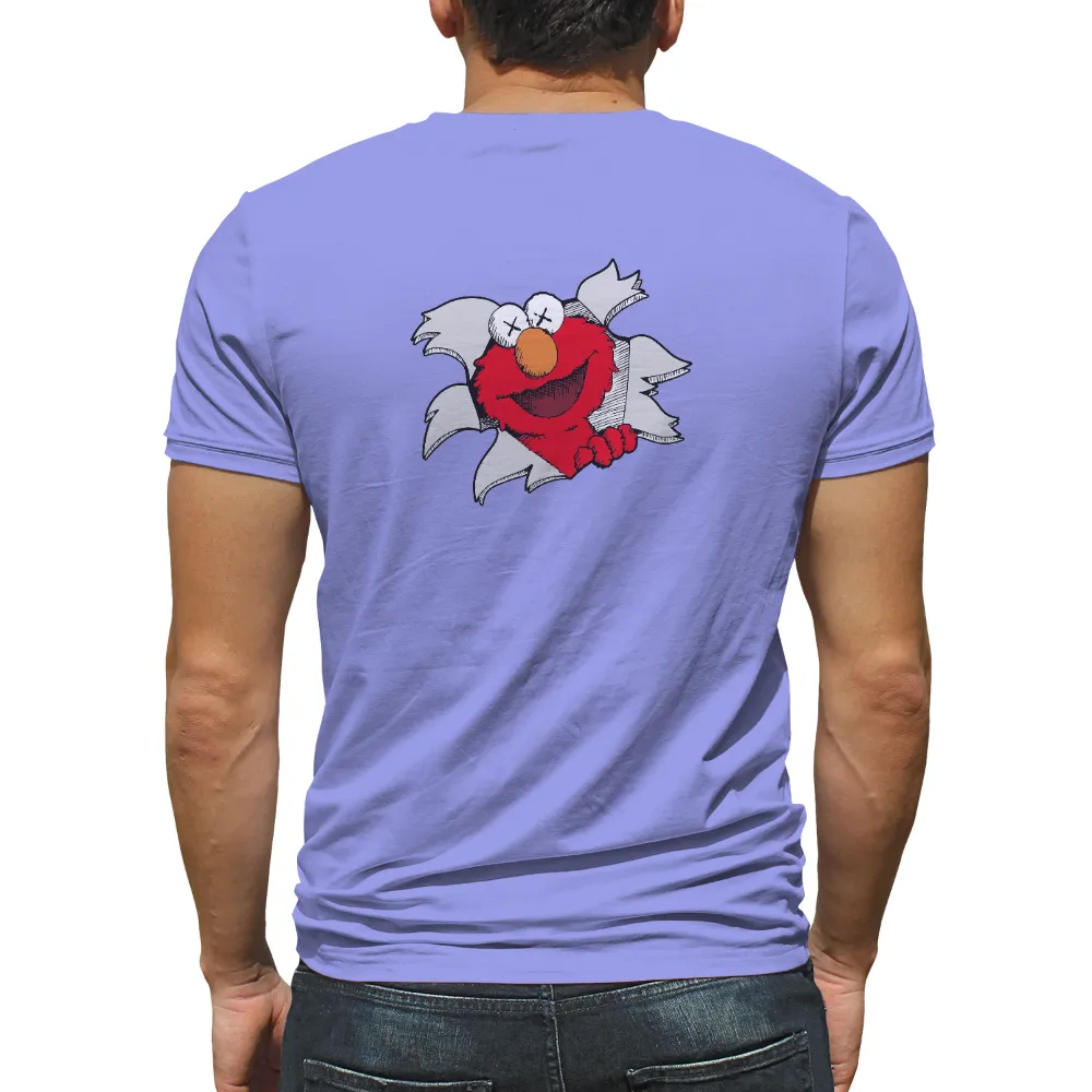 Graphic Tees: Nostalgic Pop Culture Character with a Modern Twist|blue shirt cartoon character