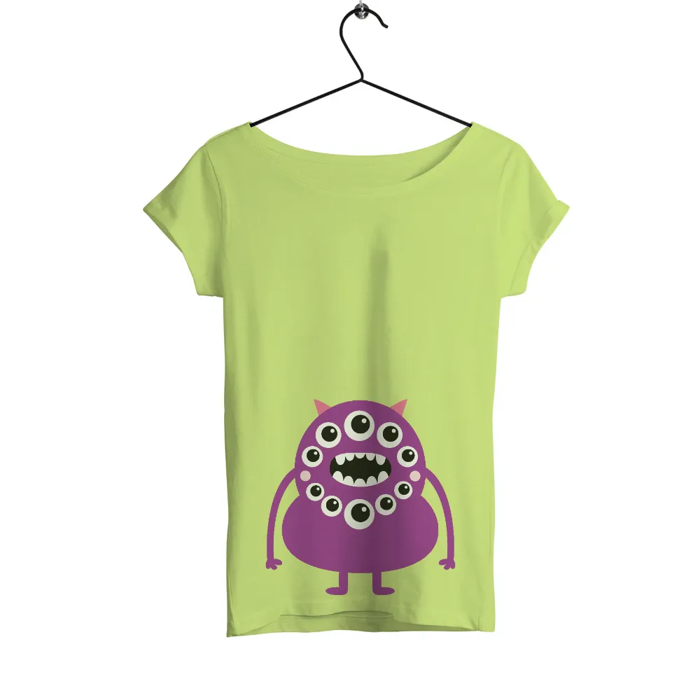 T-Shirts Custom: Quirky Monster Zorblatt - Whimsical and Magical|t shirt roblox purple