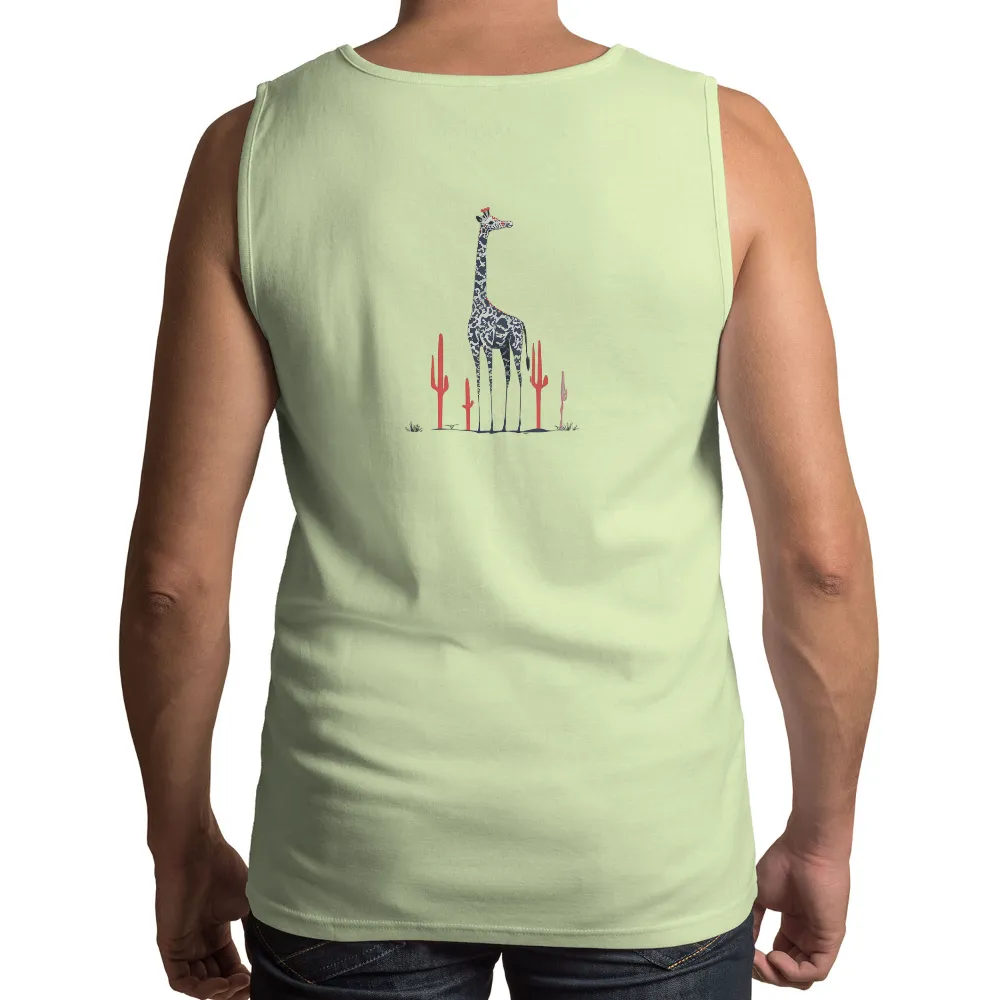 TShirt Design: Surreal Giraffe in the Desert|artistic meaning