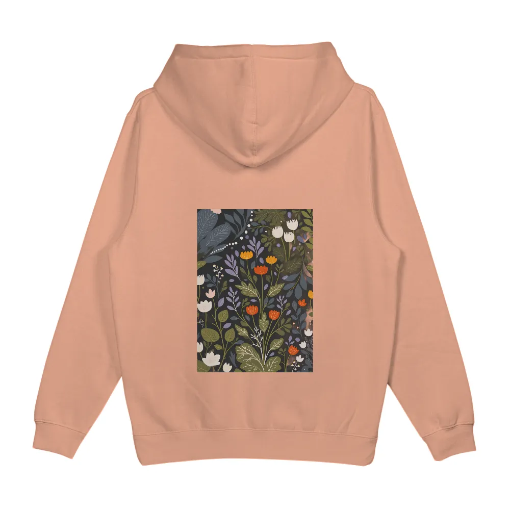 Customized Tee Shirts: Enchanting Floral Meadow Design|juice wrld x vlone butterfly t shirt white sizing