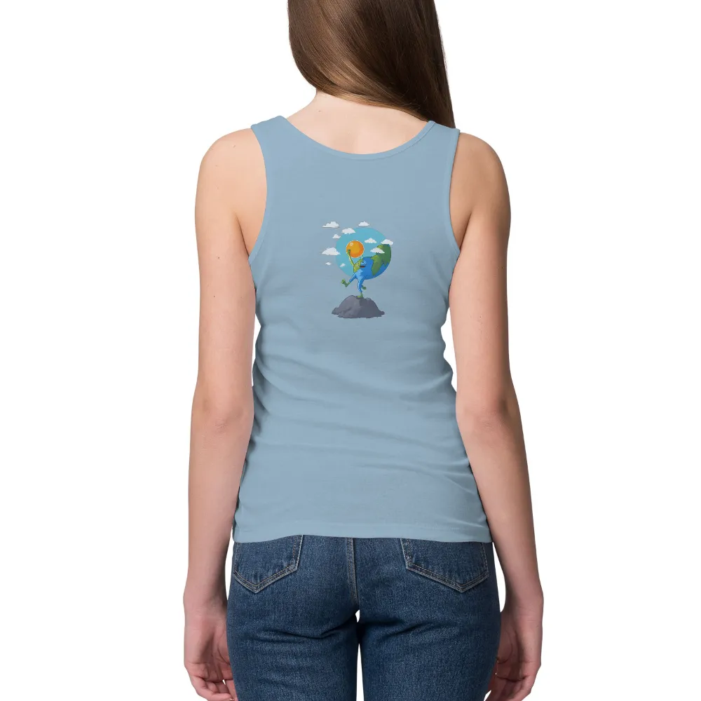 Custom Tee Shirts: Sunny and Earthy Playful Friendship|diy earth day shirt