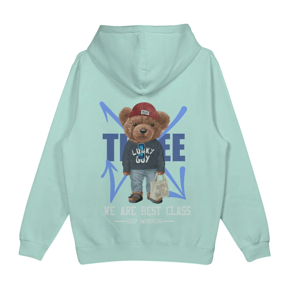 TShirt Design: Max the Teddy Bear - Spread Joy and Save the World|hope trip shirt