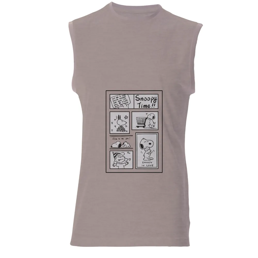 Tee Shirts Printed: Snoopy in Love - Whimsical Comic Strips|love for damar 3 shirt