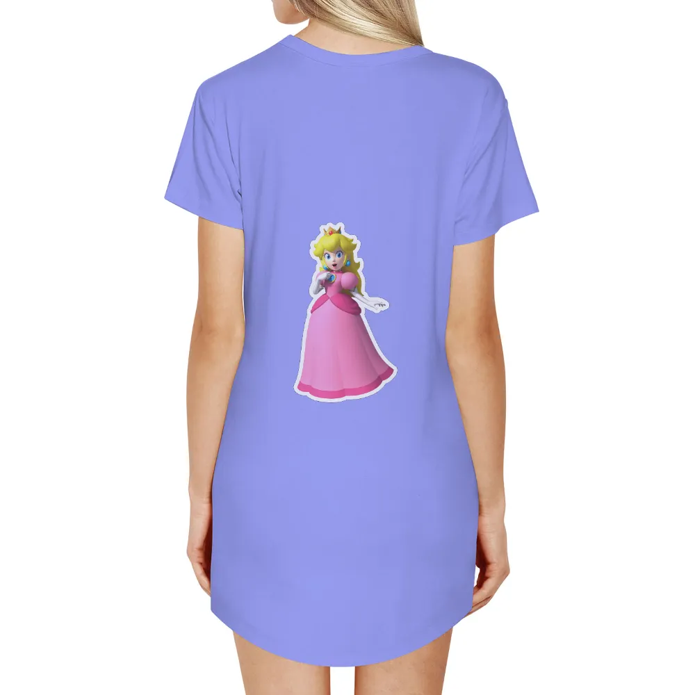 Custom T-Shirt Printing: Celebrate Princess Peach's Legacy with Gaming Icon|adventure time dancing with monsters shirt