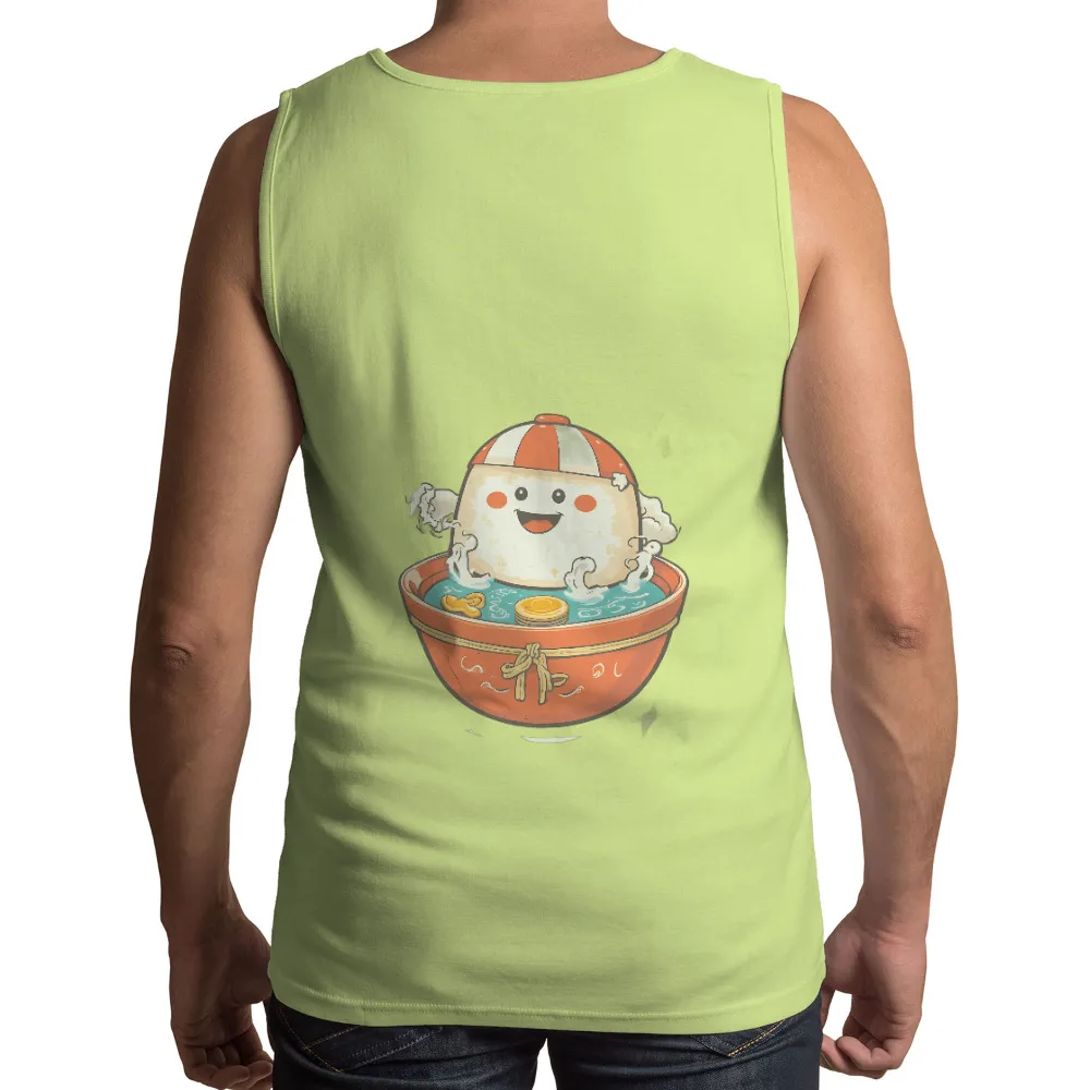 TShirt Design: Mochi's Lucky Hot Spring Adventure|funny 80's movie t shirts