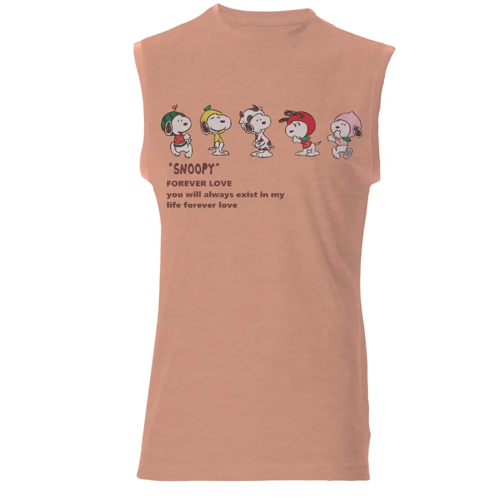 Snoopy T-Shirt Printing: Forever Love in Diverse Costumes|selfish with my time and energy shirt