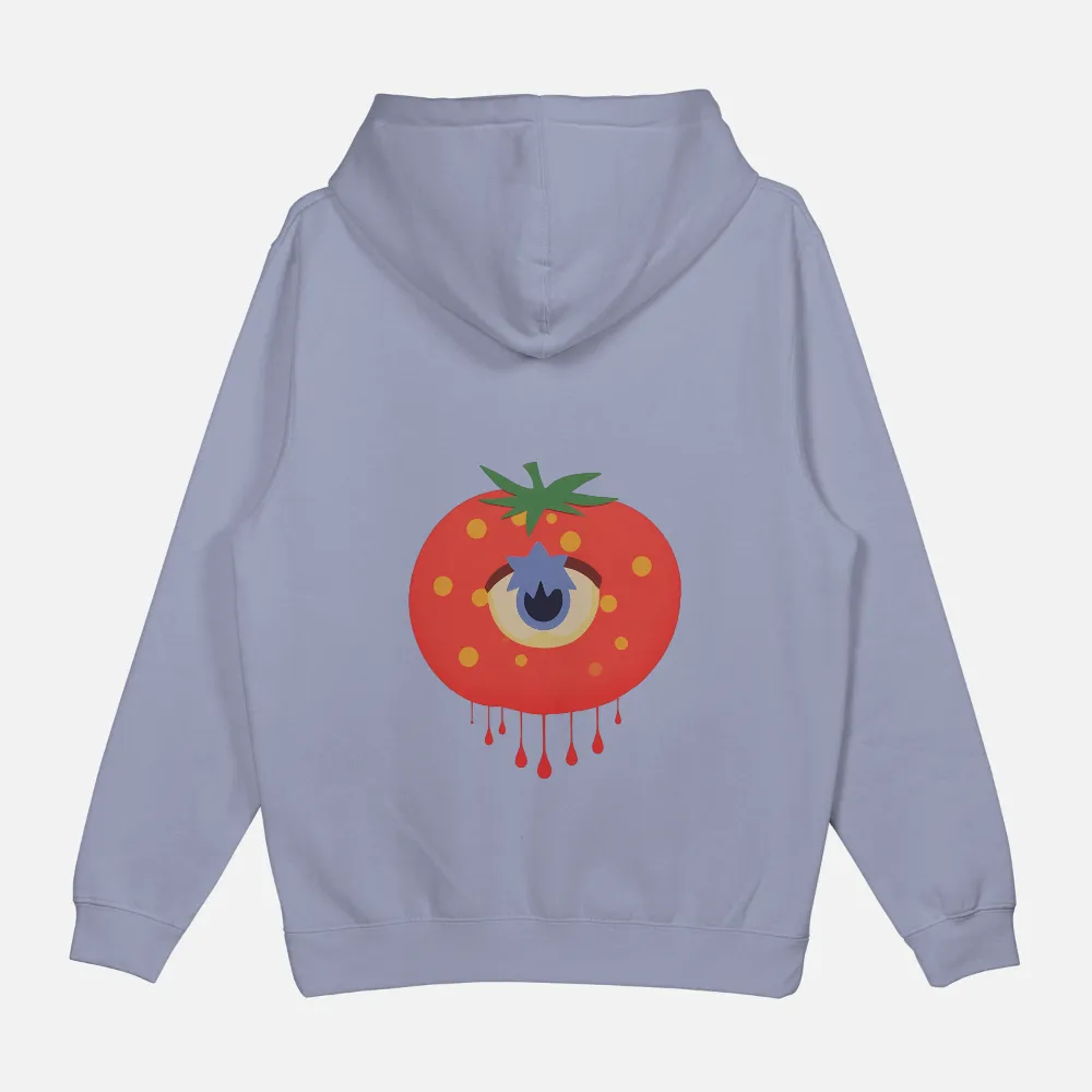 Unique Art Piece: A Whimsical Tomato with an Eye|tomato juice shirt animal crossing