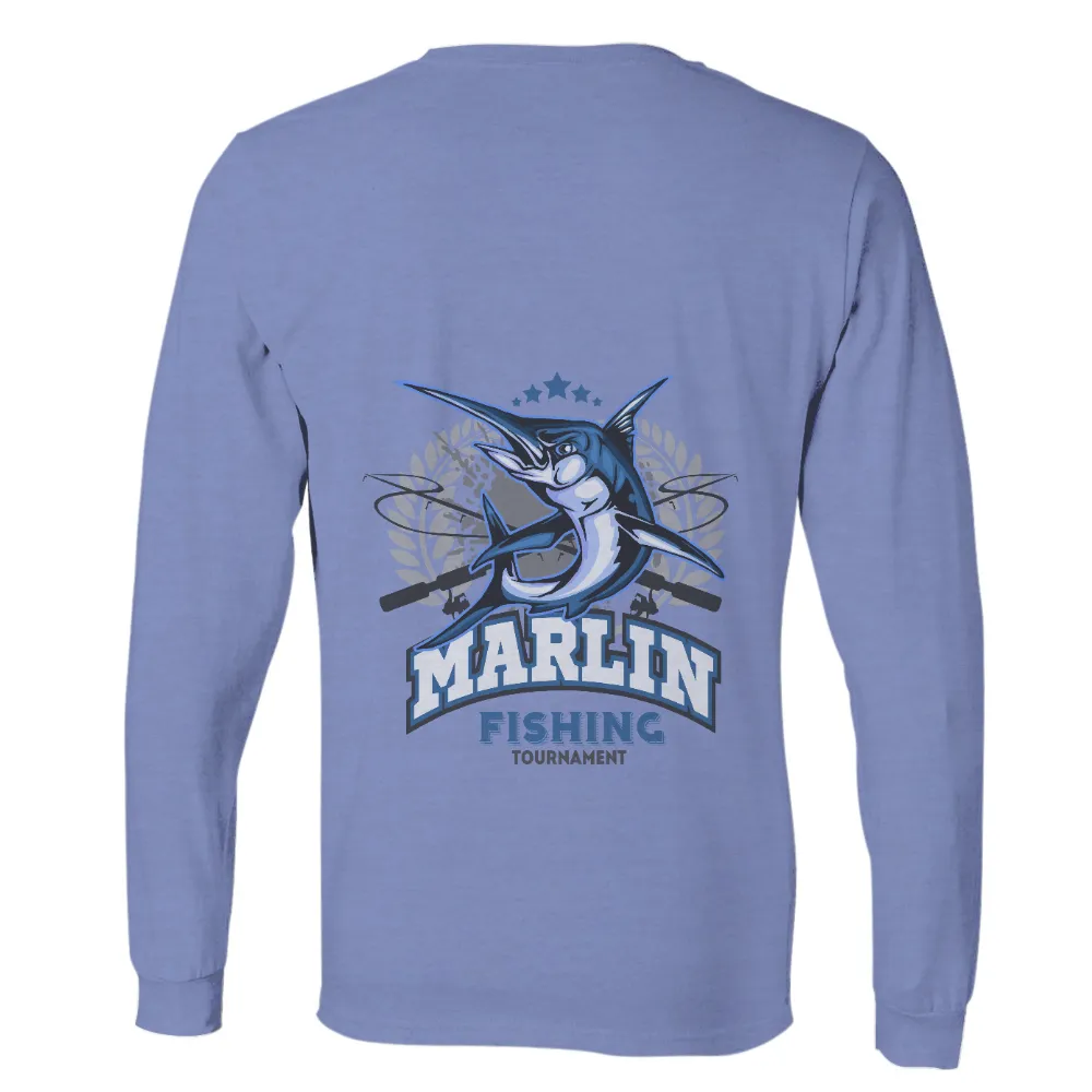 Graphic Tees: Marlin Fishing Tournament - Strength and Honor|graphic tee outfits guys