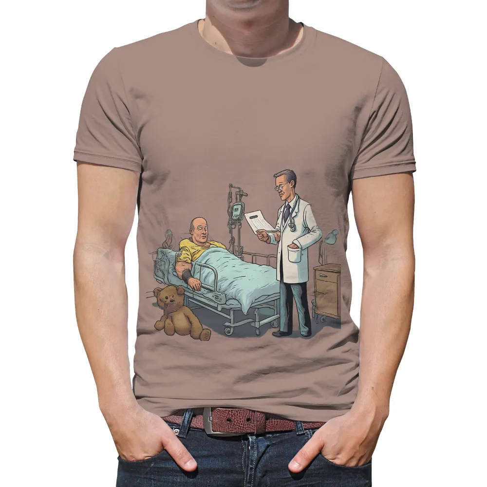 TShirt Design: Resilience and Human Connection in Hospital| Hospital room