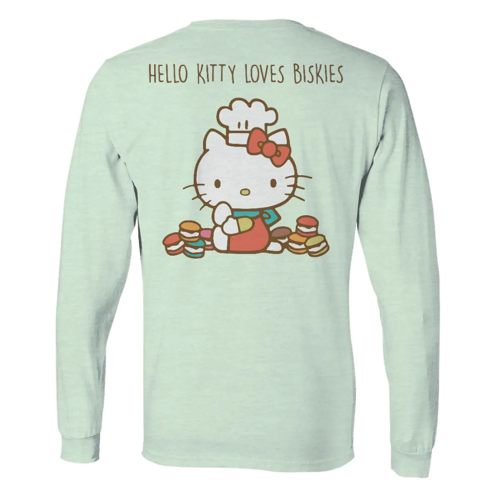 T-Shirt Printing: Hello Kitty Loves Baking Macarons|hello kitty shirt animal crossing