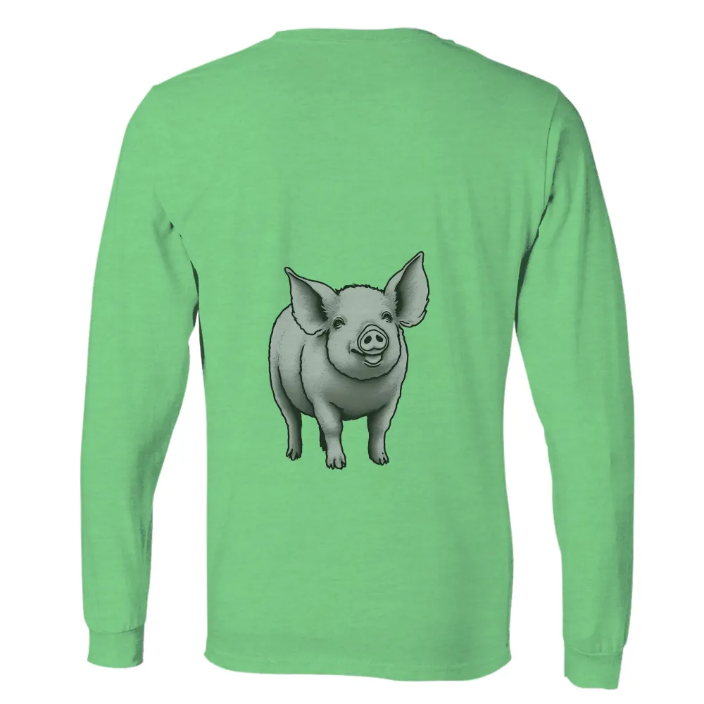 Shirts Graphic Tees: Percy the Happy Pig - Joyful Spirit|happy first mothers day t shirt