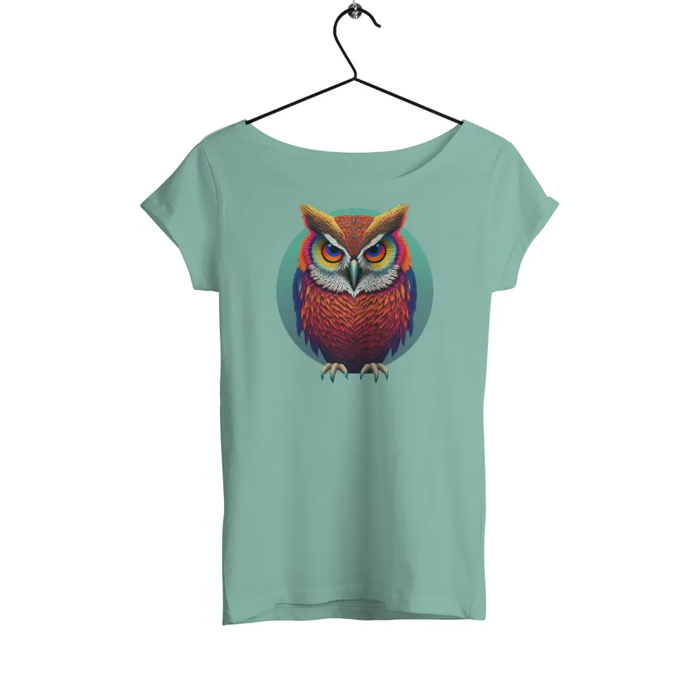 TShirt Printing: Luna the Wise Owl - Artistic Design|meaning of contemporary