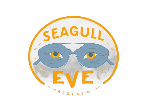 Retro Pop Art Seagull Eyes Design: Seagull Eve