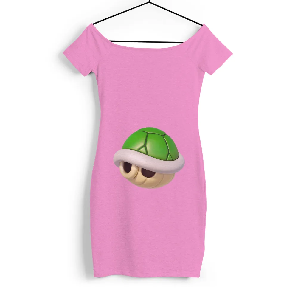 Graphic Tees: Iconic Green Shell from Mario Kart|pink super mario kart shirt