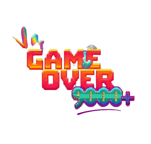 Custom Tee Shirts: Retro Pixel Art GAME OVER Design