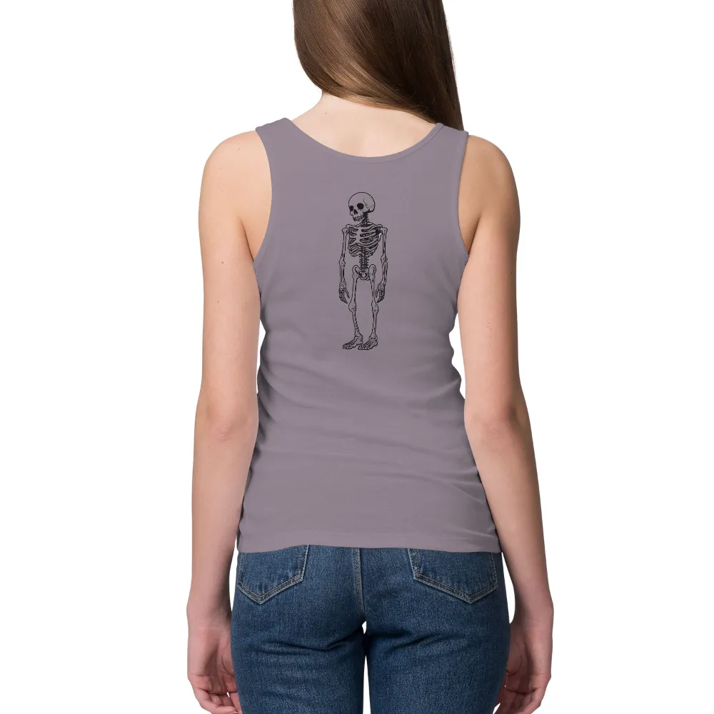 Custom Tee Shirts: Skeleton - A Symbol of Resilience and Strength|full-body skeleton